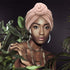 SATINIOR 3 Pieces African Turban for Women Knot Pre Tied Bonnet Beanie Cap Headwrap...